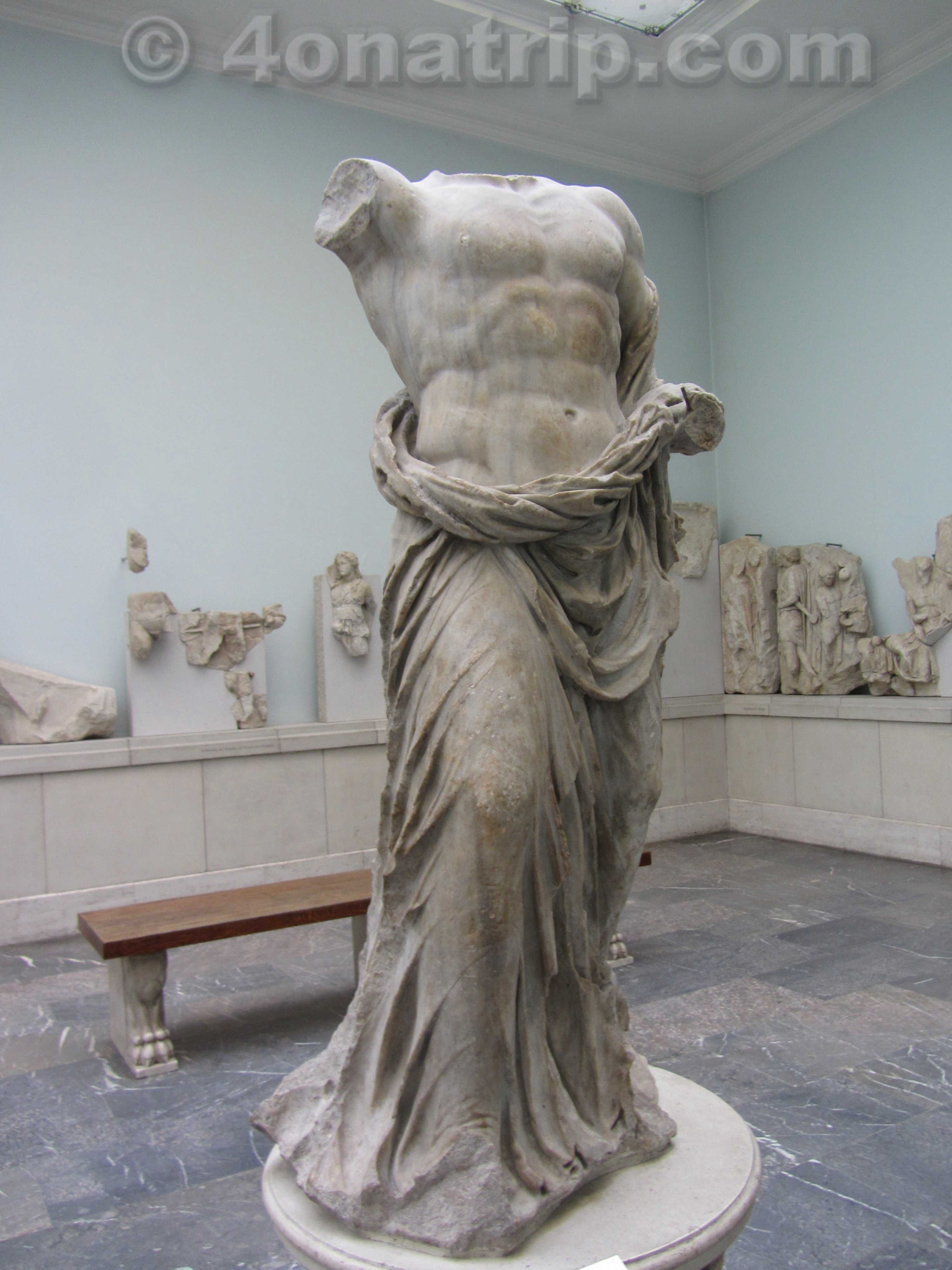 Statue Pergamon Museum Berlin Germany On A Trip