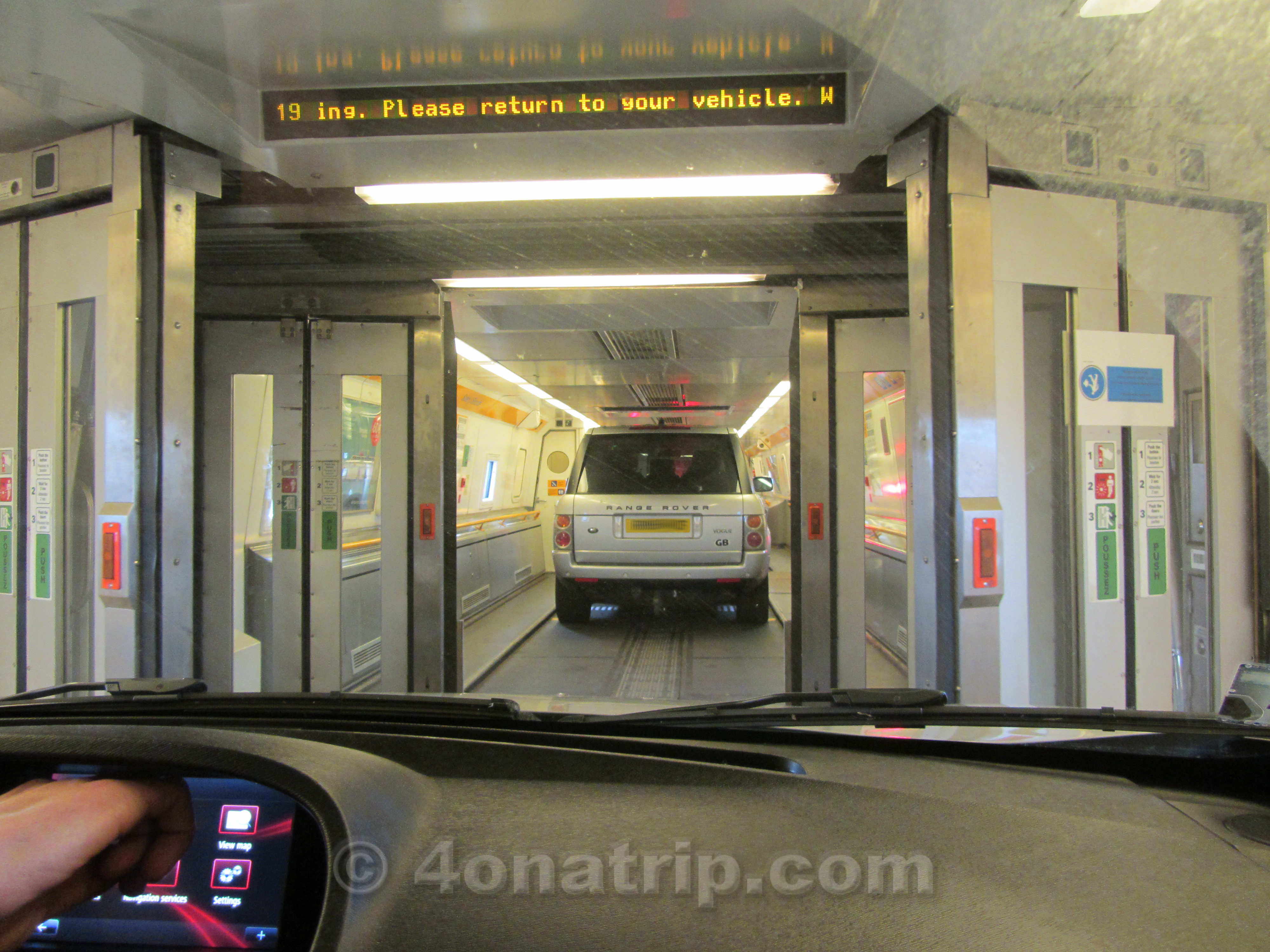 uk driving test entering long tunnel